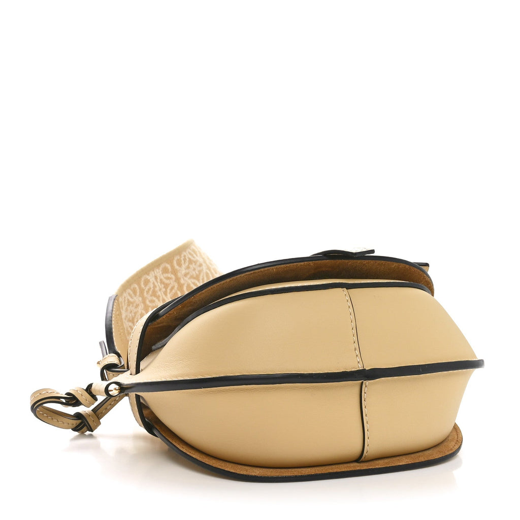 Calfskin Jacquard Mini Gate Dual Bag Butter