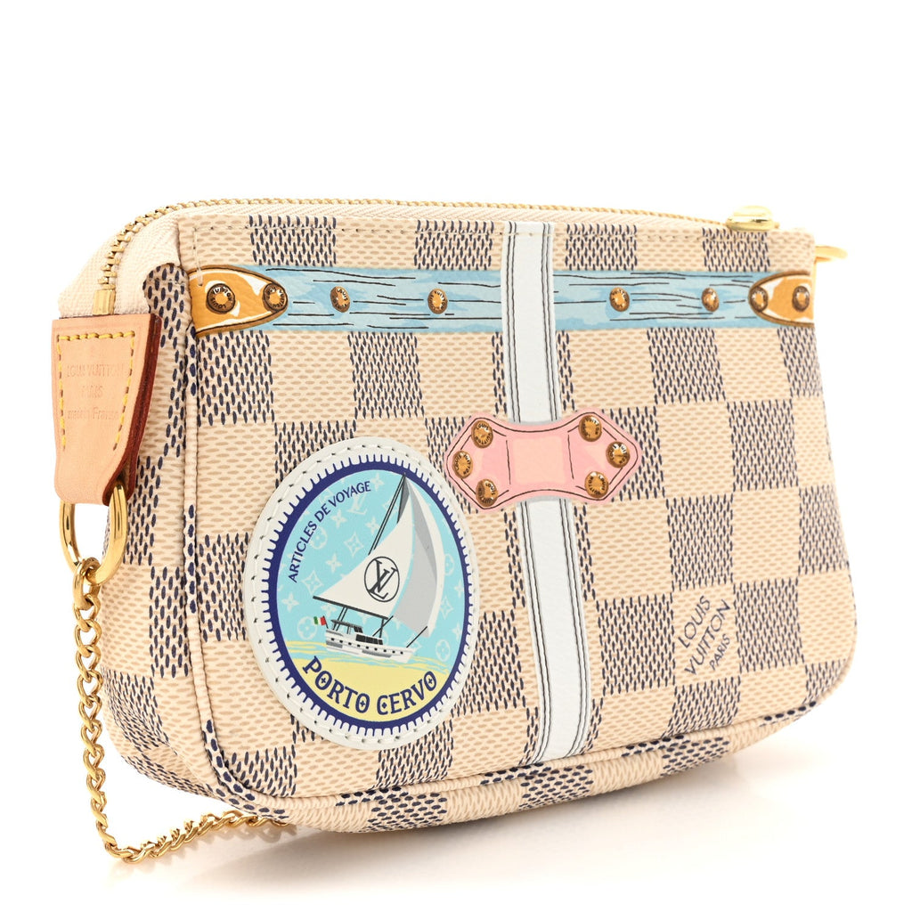 Damier Azur Summer Trunks Porto Cervo Mini Pochette Accessories