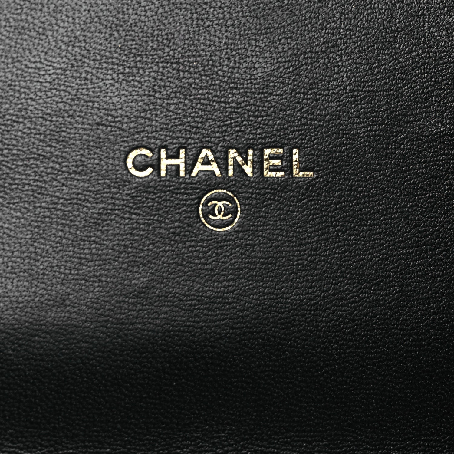 Lambskin Quilted CC Pearl Enamel Clutch on Chain WOC Black