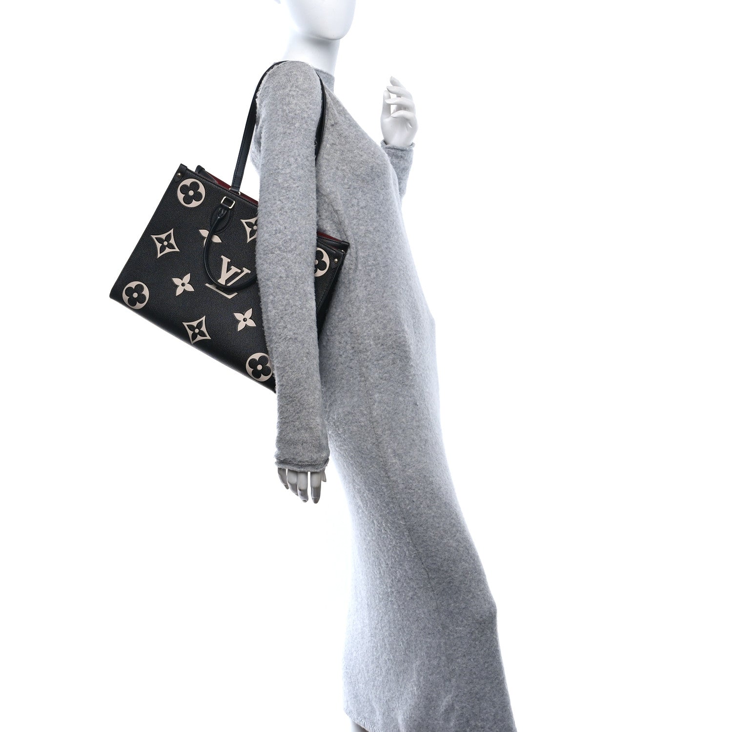 Empreinte Monogram Giant Onthego MM Black Beige