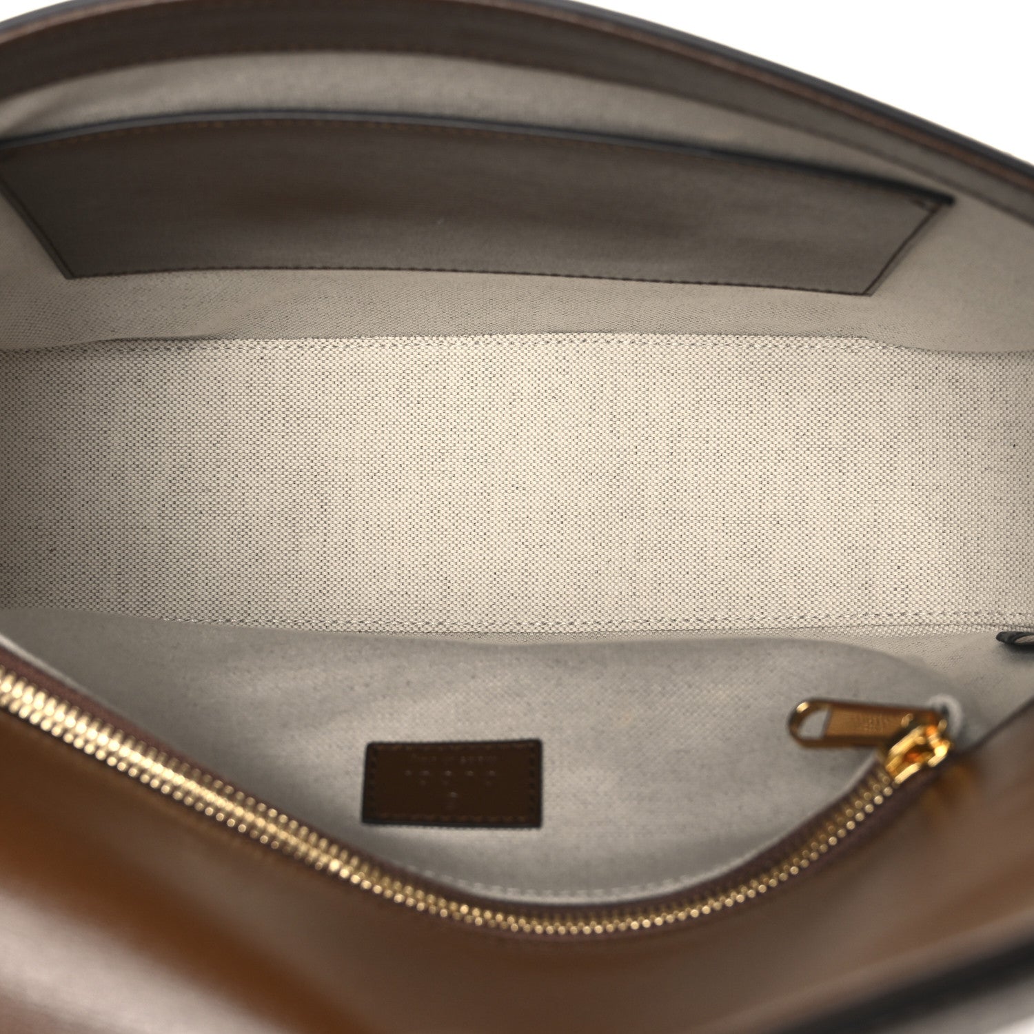 GG Supreme Monogram Azalea Calfskin Web Medium Horsebit 1955 Shoulder Bag Beige Ebony Brown Sugar