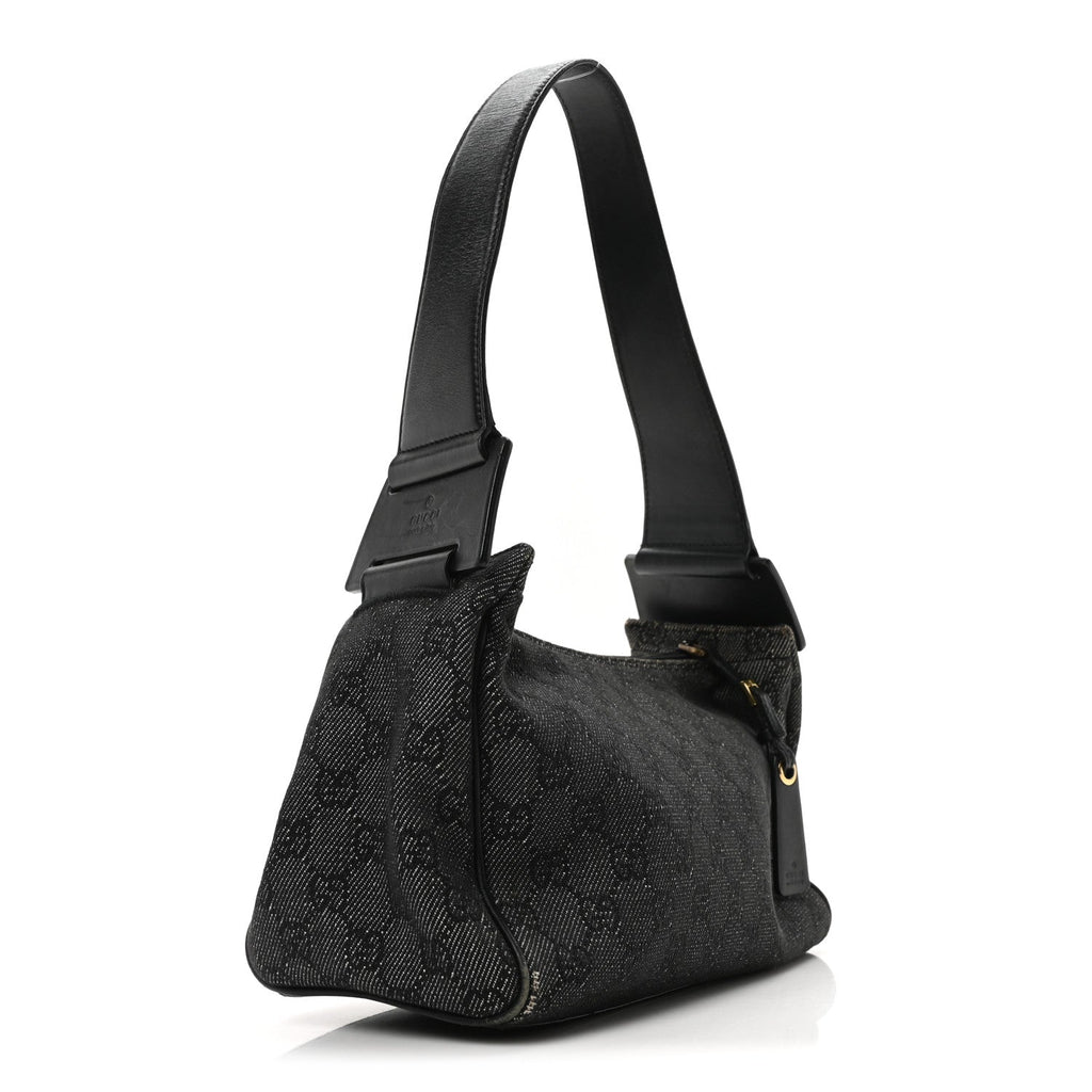 Monogram GG Signature Shoulder Bag Black