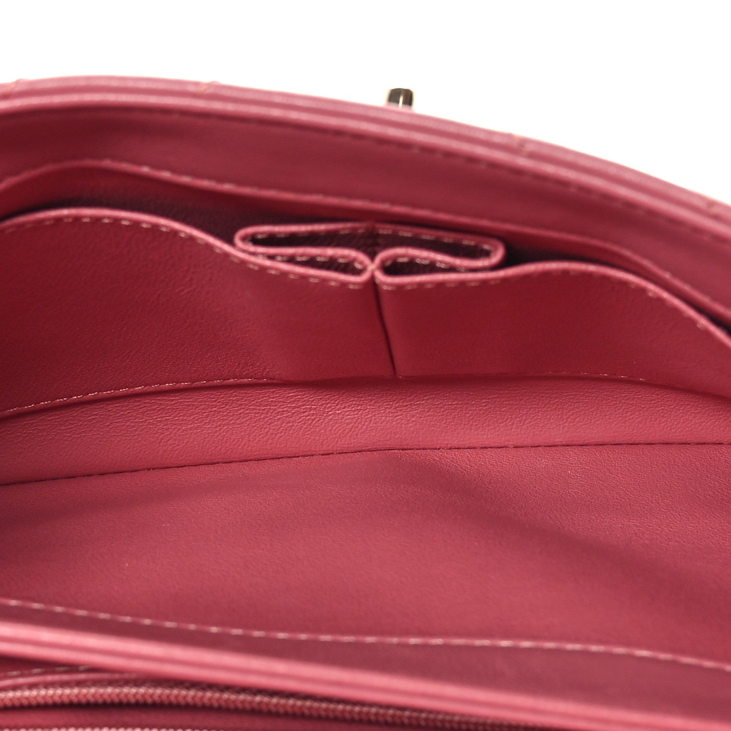 Lambskin Chevron Quilted Medium Trendy CC Flap Light Pink