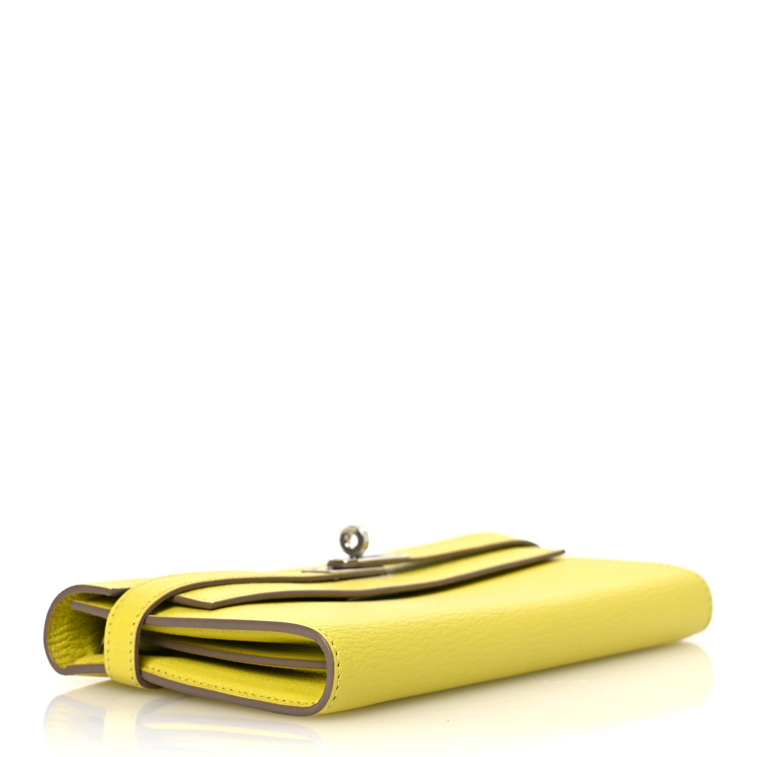 Chevre Mysore Kelly Longue Wallet Lime