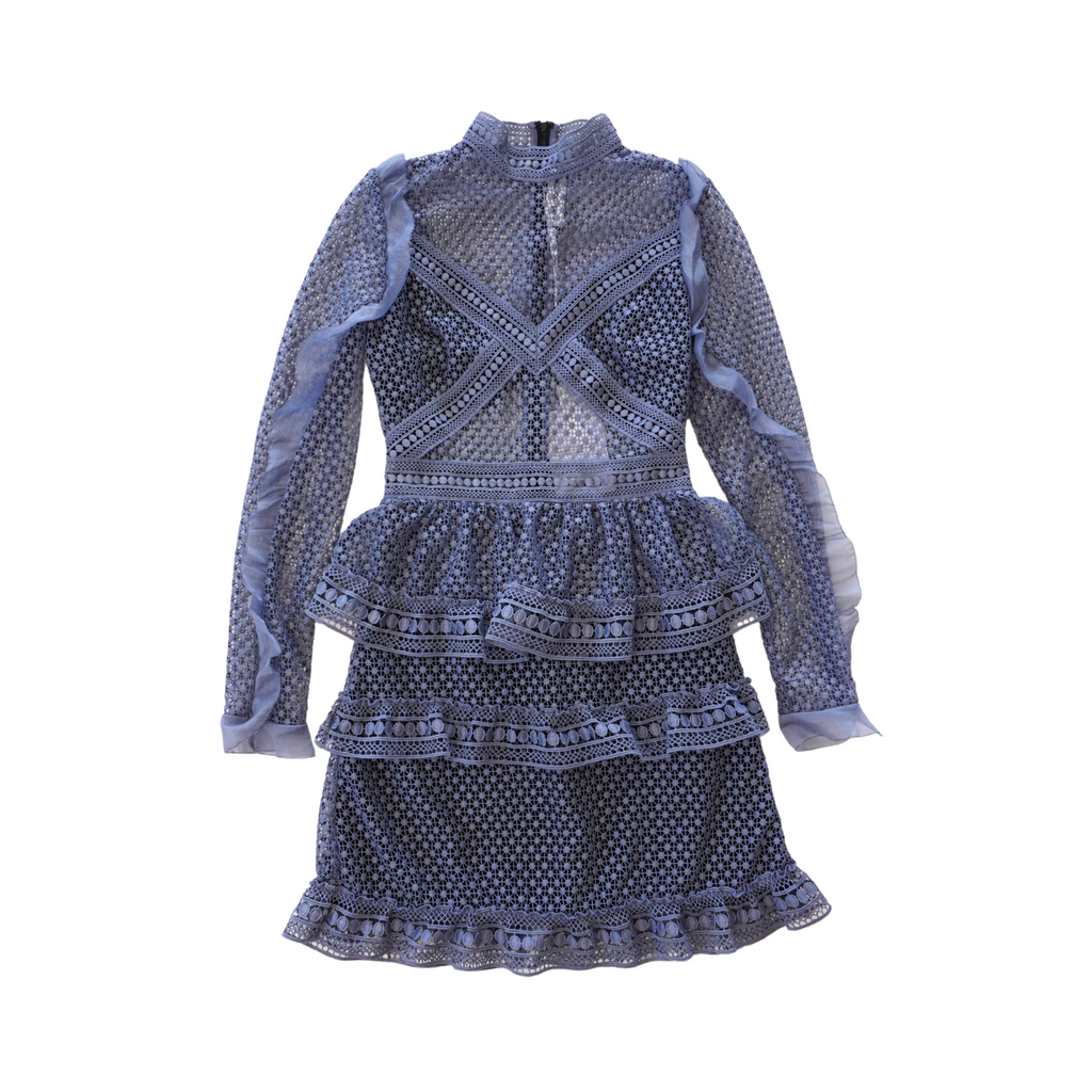 Self Portrait 'Dot Mesh' Dress - Women's 2