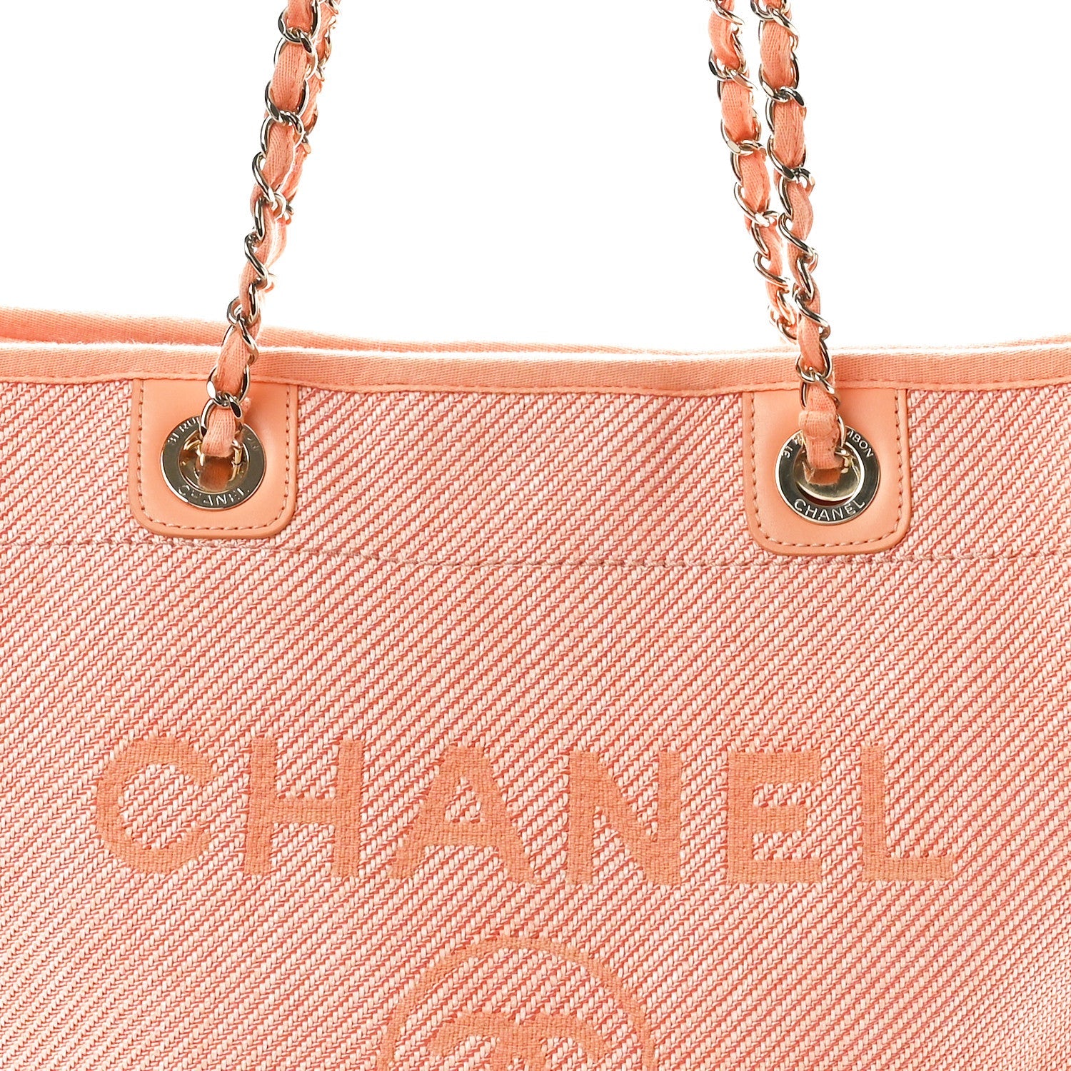 Mixed Fibers Small Deauville Tote Light Orange