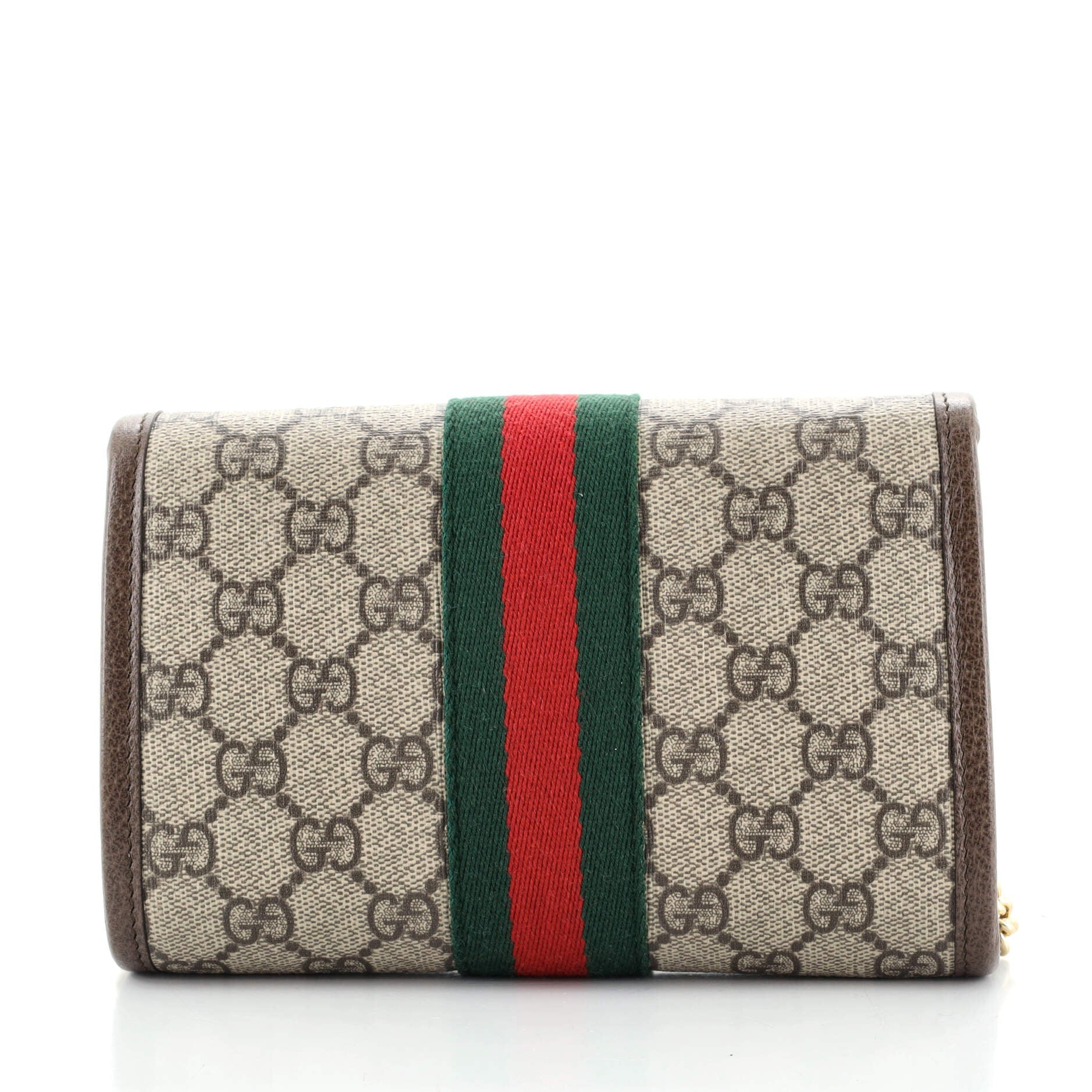 Rajah Web Chain Shoulder Bag GG Coated Canvas Mini