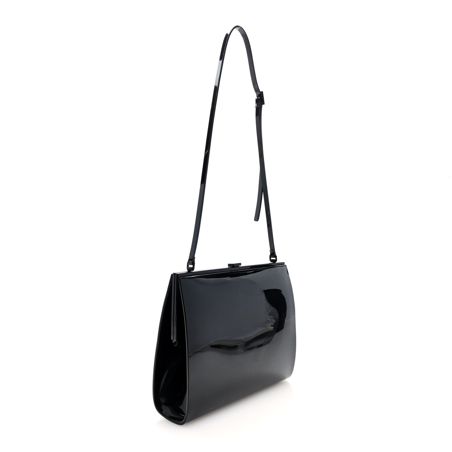 Vinyl Le-Anne Marie Shoulder Bag Black