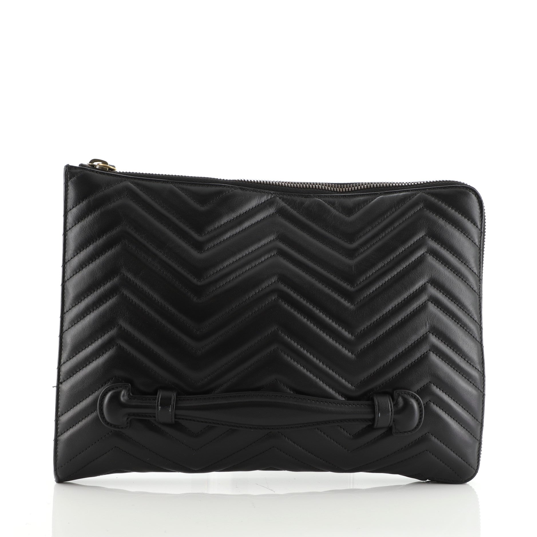 GG Marmont Portfolio Clutch Matelasse Leather