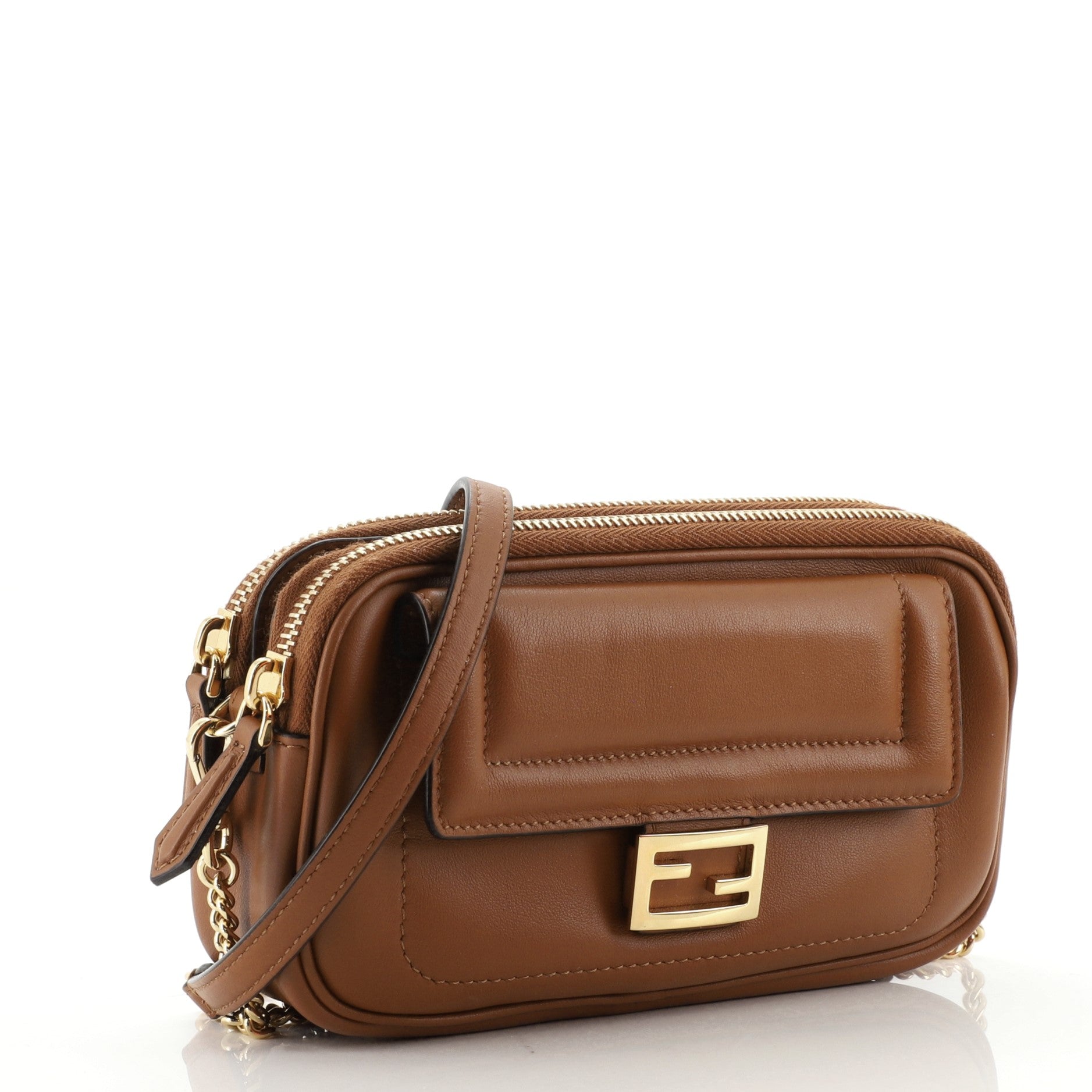 Easy 2 Baguette Crossbody Bag Leather Mini