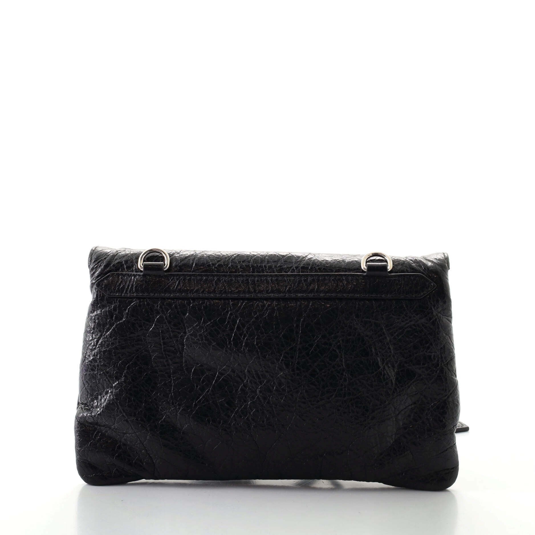 Classic Studs Envelope Strap Clutch Leather Mini