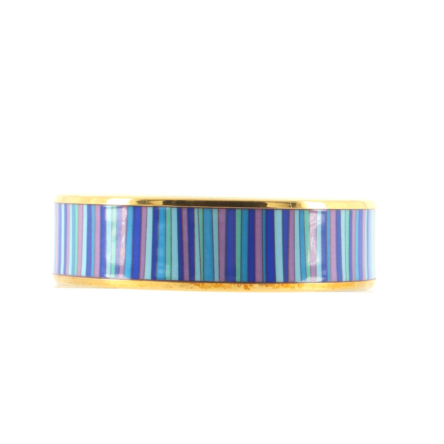 Bangle Bracelet Printed Enamel Wide