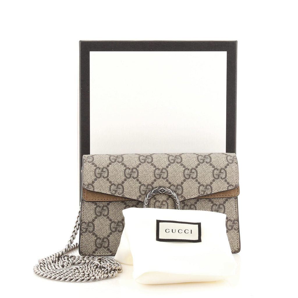 Dionysus Bag GG Coated Canvas Super Mini