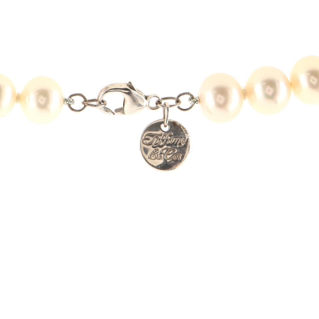Ziegfeld Strand Necklace Freshwater Pearls with Sterling Silver 8-9mm