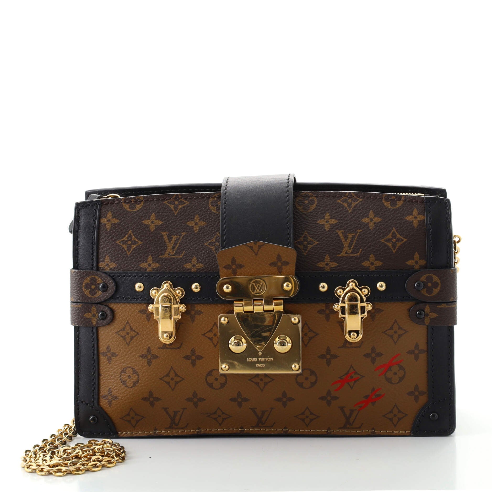 Trunk Clutch Reverse Monogram Canvas