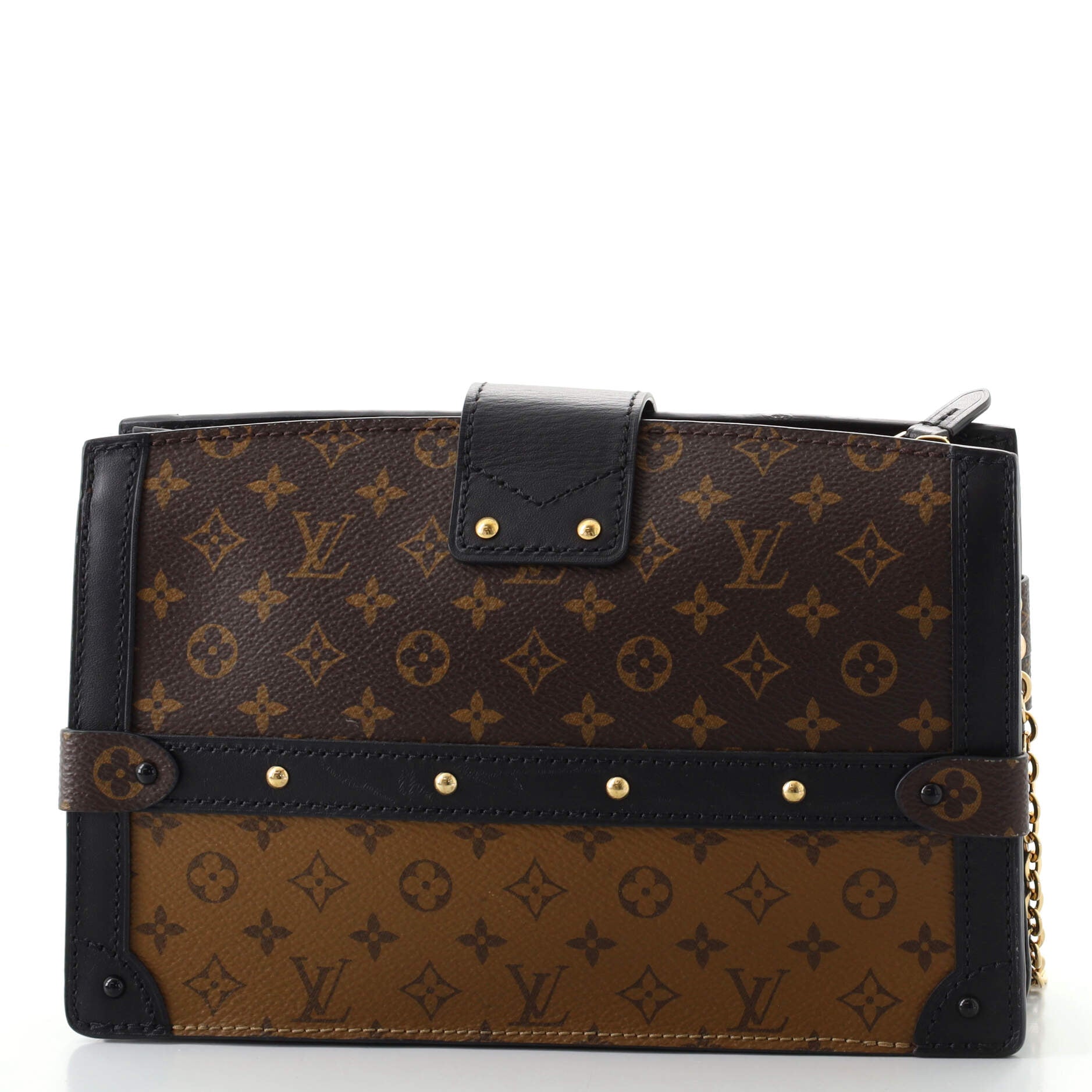 Trunk Clutch Reverse Monogram Canvas