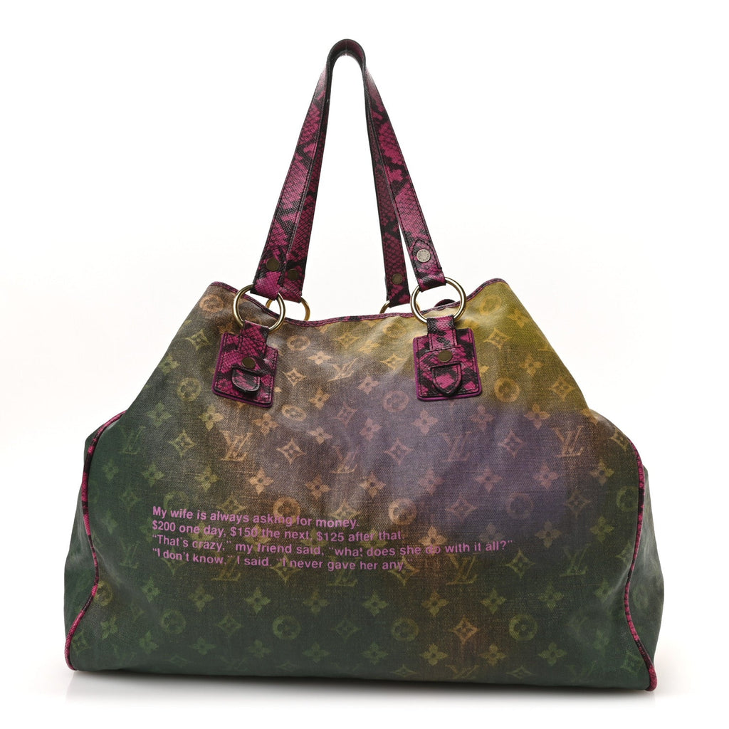 Richard Prince Monogram Karung Duderanch Jokes Tote