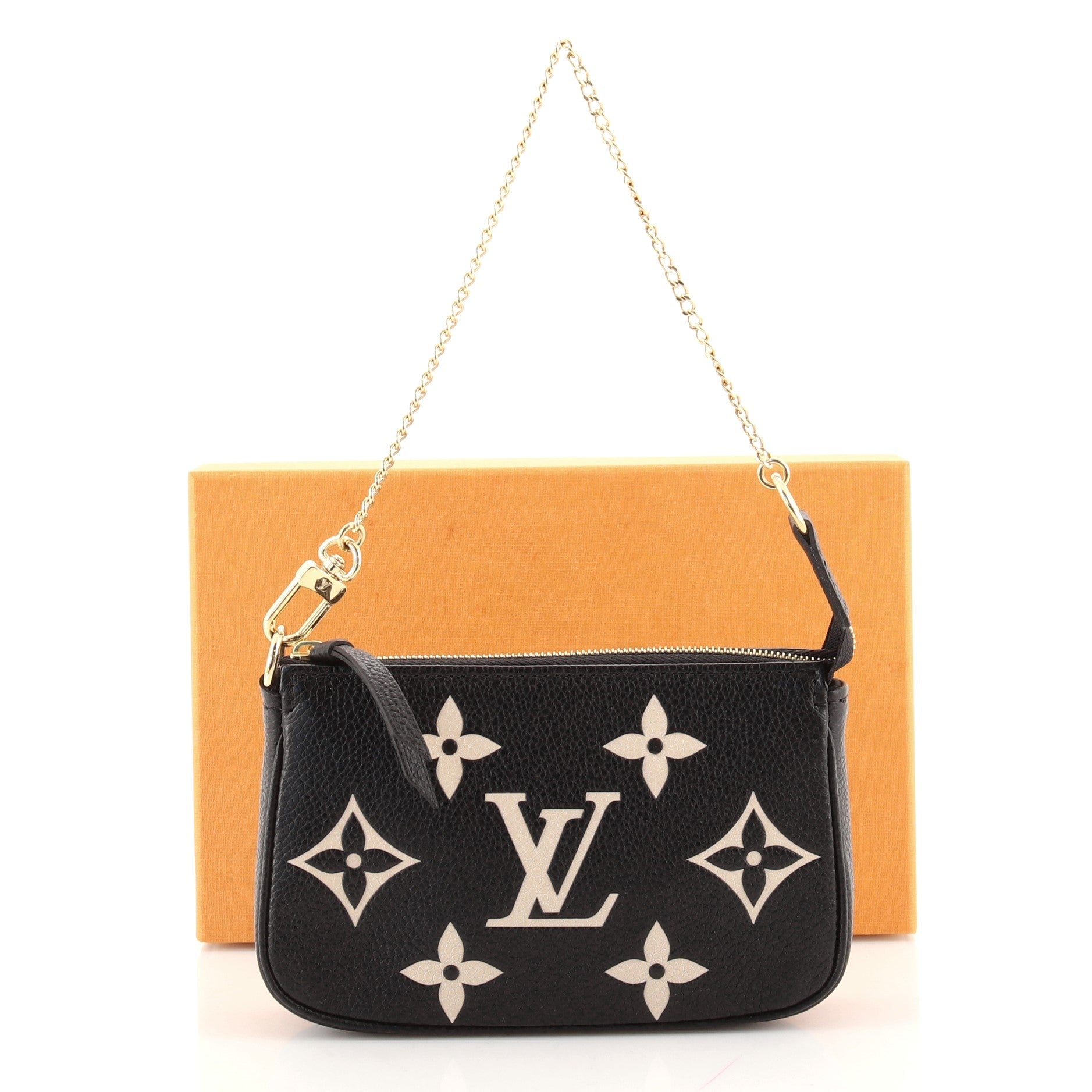 Pochette Accessoires Bicolor Monogram Empreinte Giant Mini