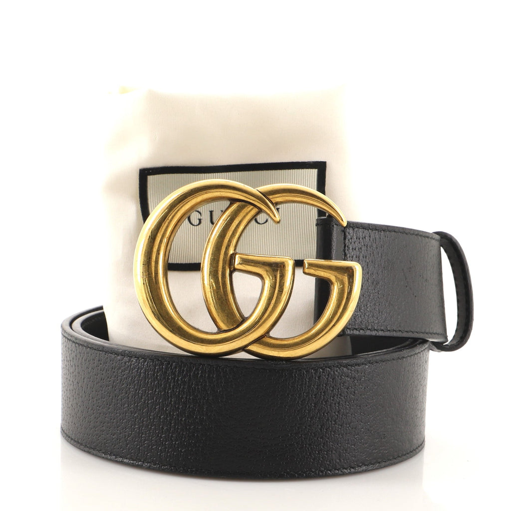 GG Marmont Belt Leather Wide 90