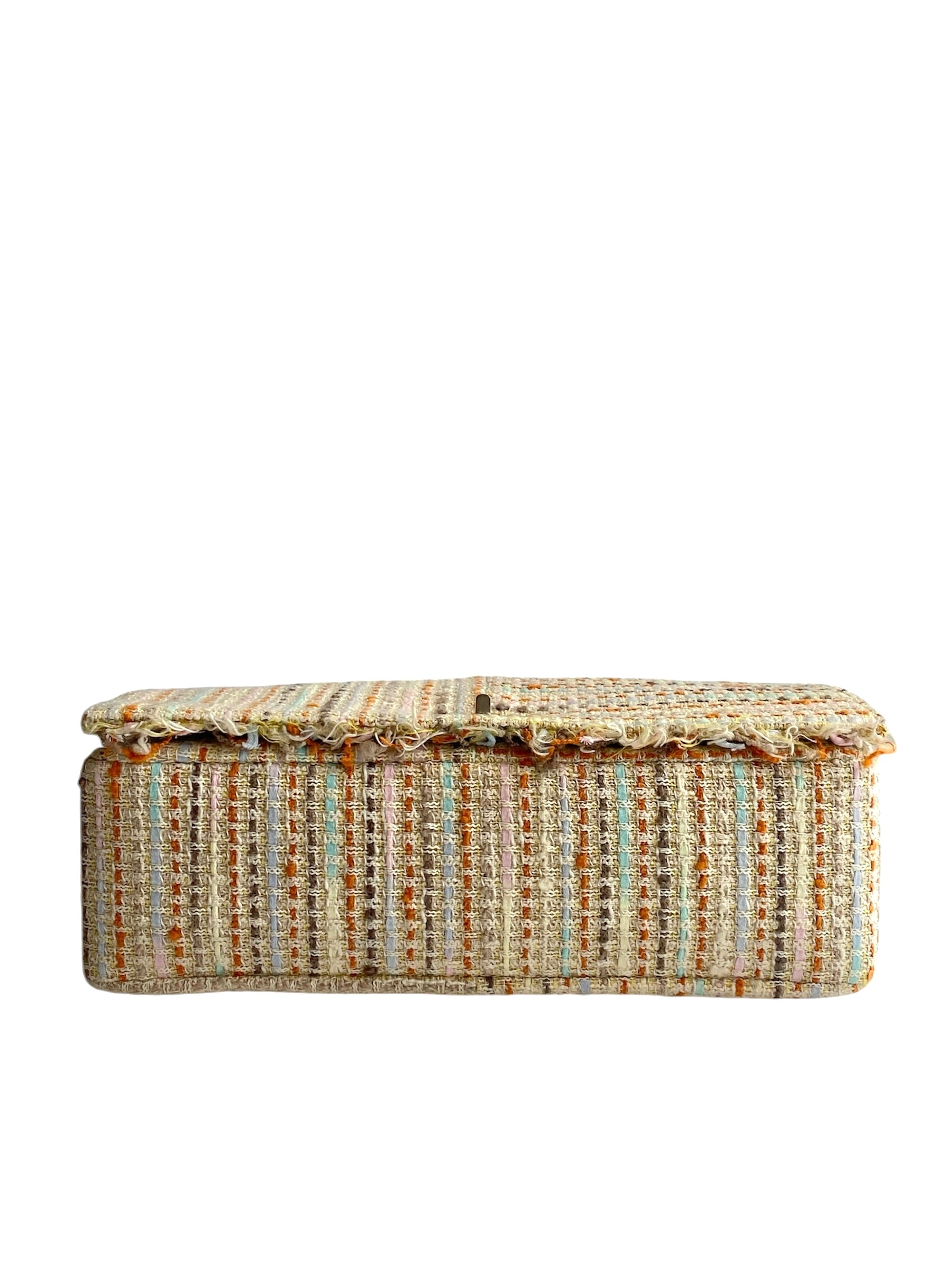 Chanel Vintage Multicolour Tweed Re-issue 2.55
