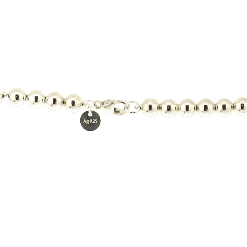 Graduated Ball Necklace Sterling Silver