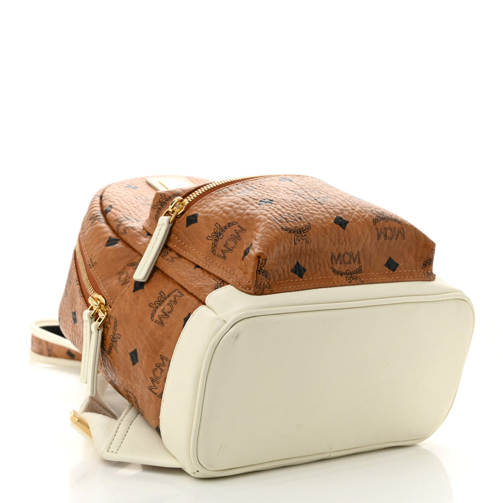 Visetos Mini Stark Backpack Cognac White