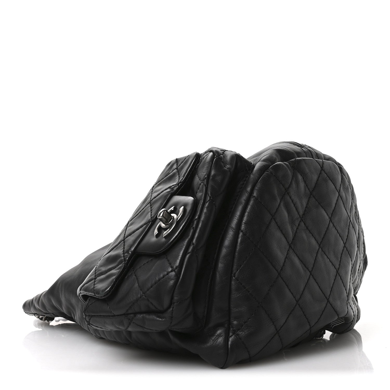 Calfskin Large Backpack Is Back Black