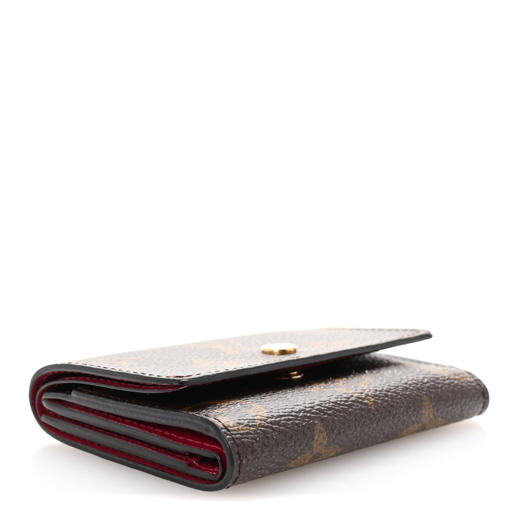 Monogram Micro Wallet Fuchsia