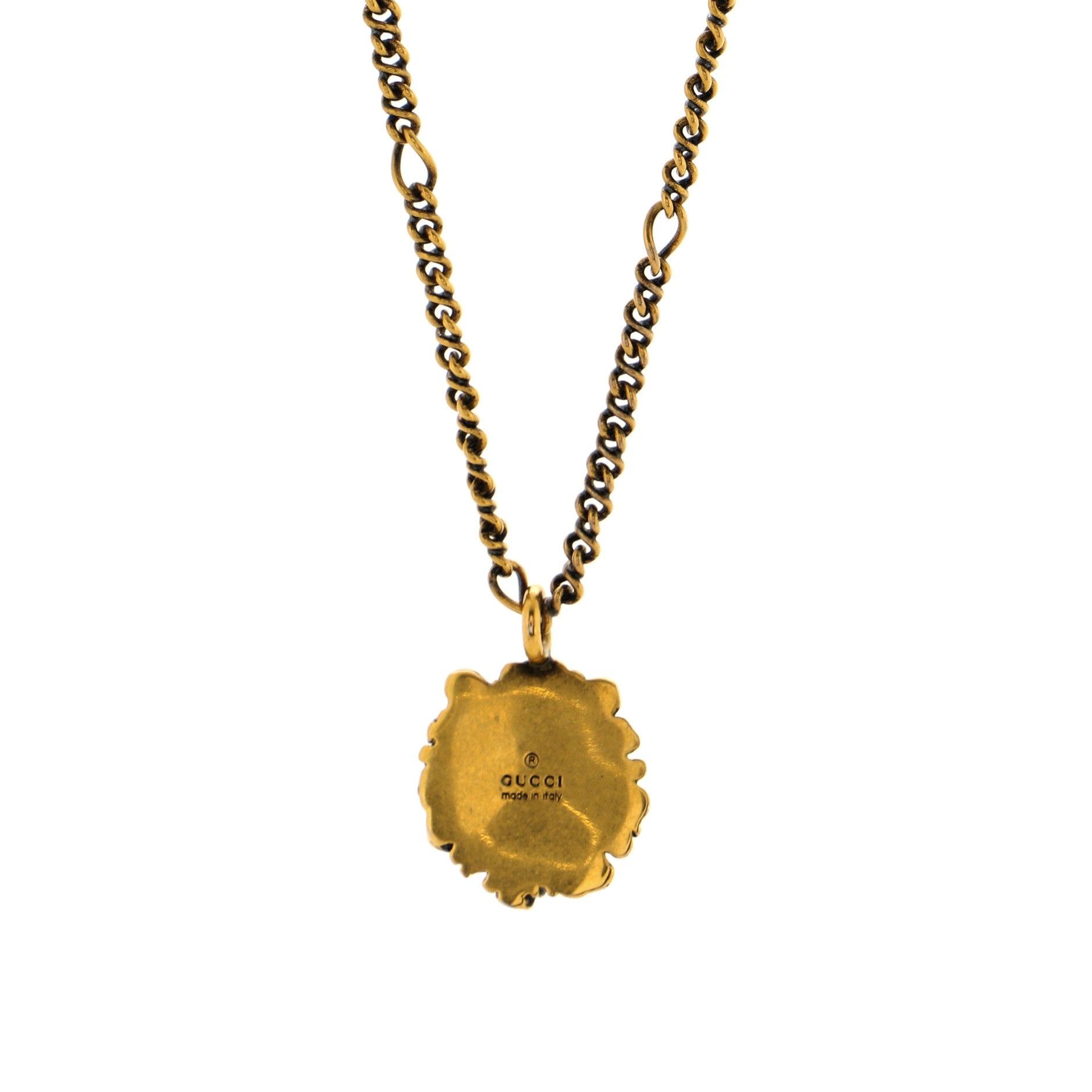 Lion Head Pendant Necklace Metal