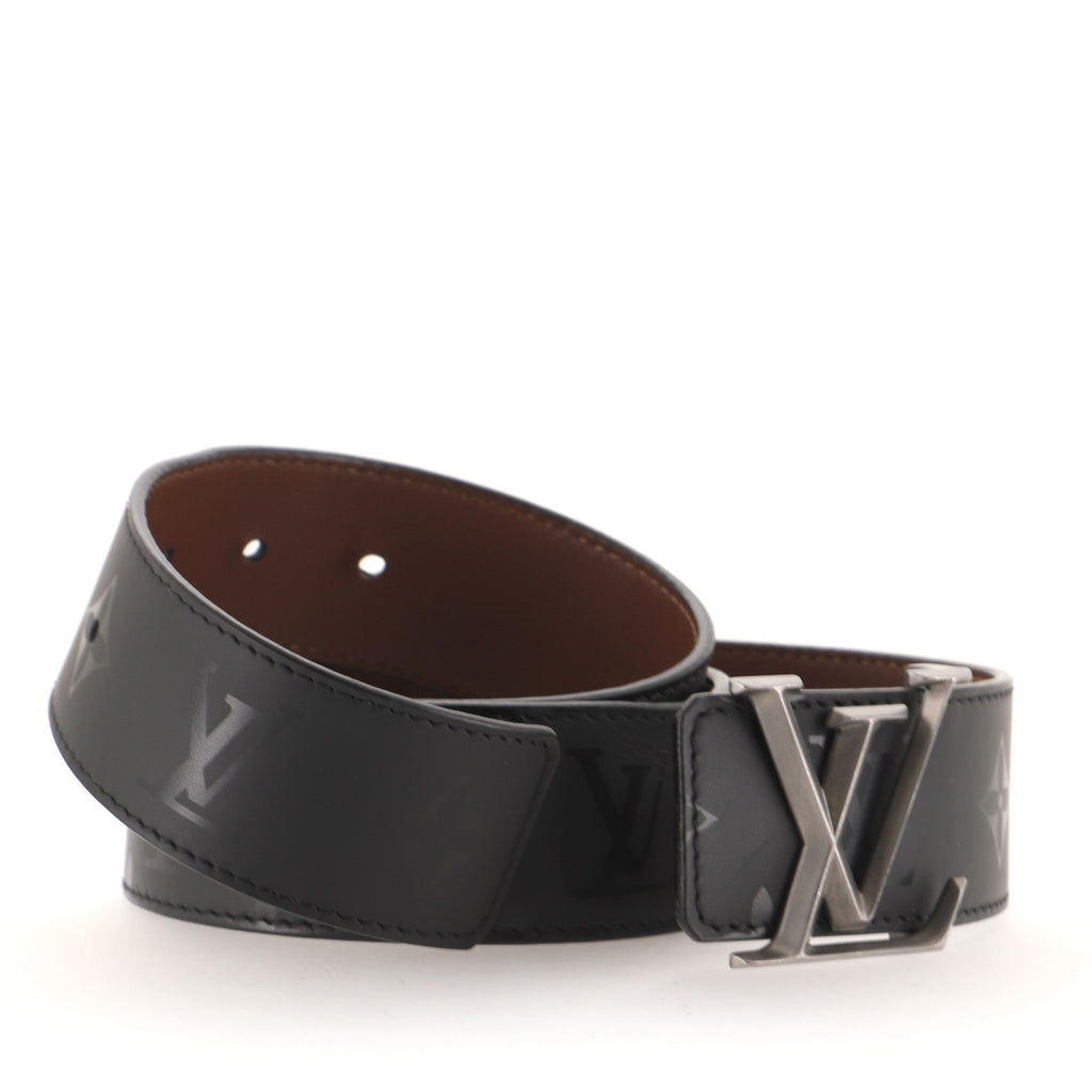 LV Initiales Belt Monogram Eclipse Leather 90