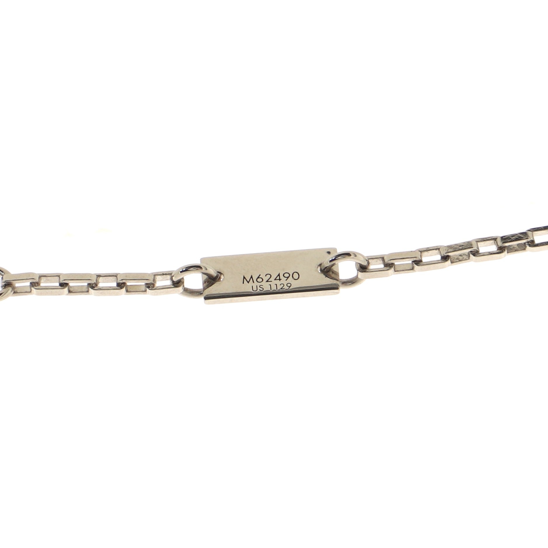 Collier Damier Colors Pendant Necklace Metal with Enamel