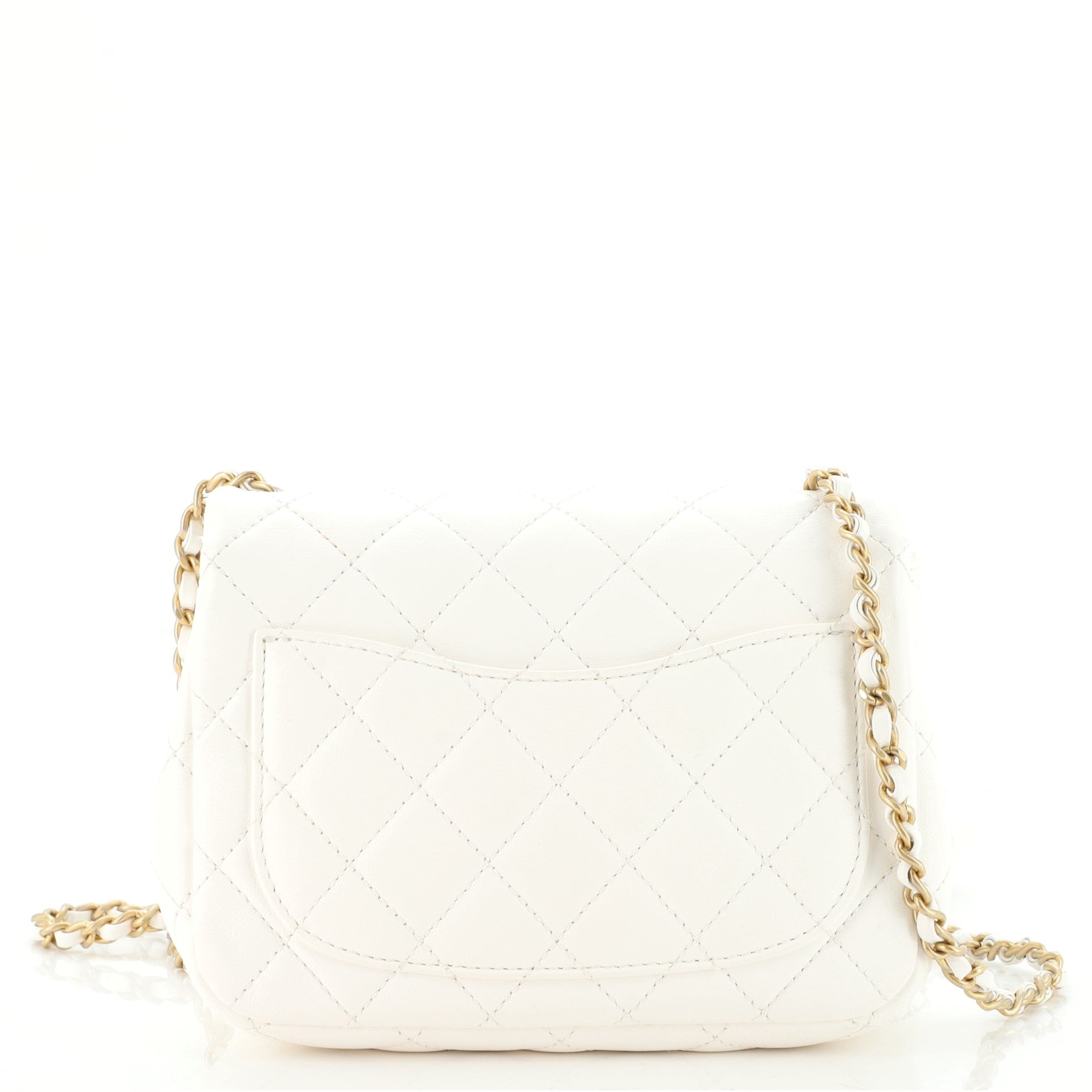 Romance Square Flap Bag Quilted Lambskin Mini