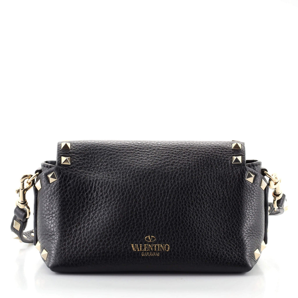 Rockstud Flip Lock Flap Bag Leather Mini