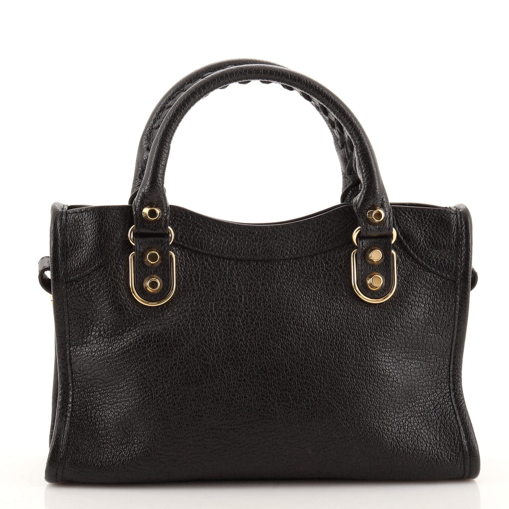 City Classic Metallic Edge Bag Leather Mini