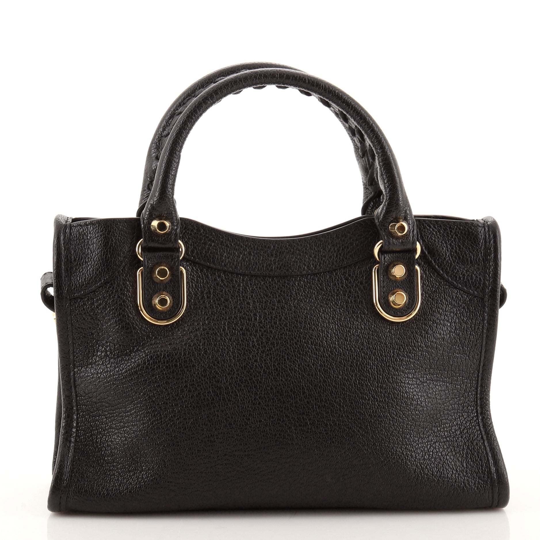 City Classic Metallic Edge Bag Leather Mini