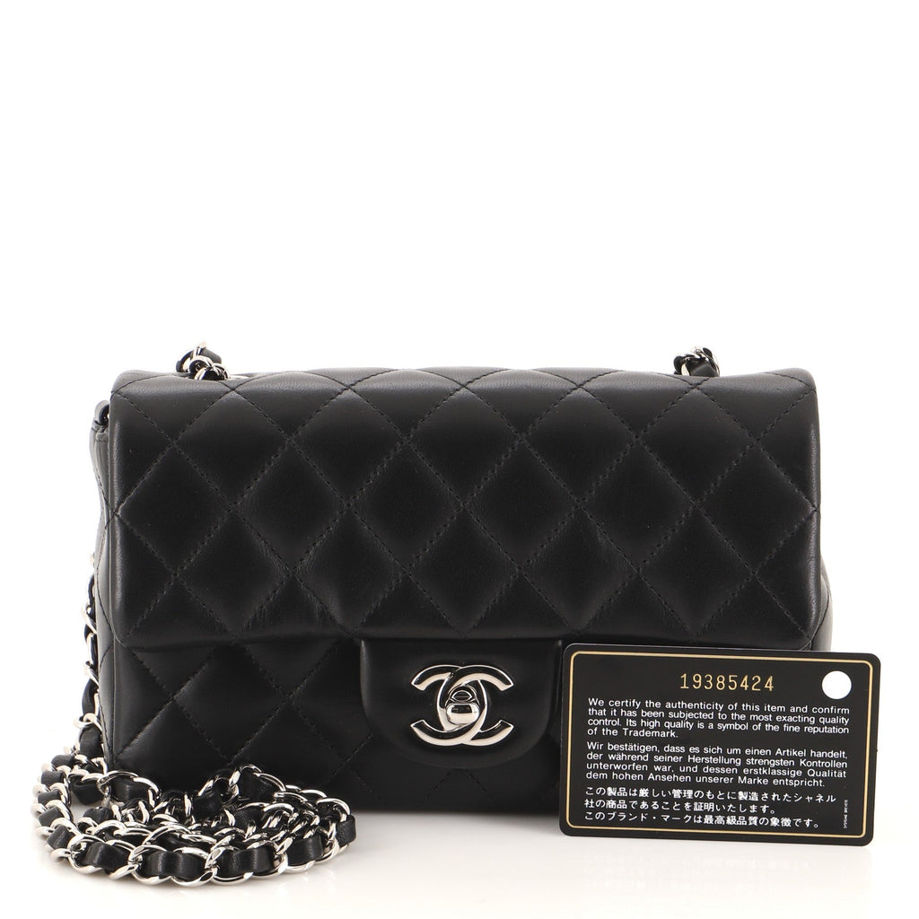 Classic Single Flap Bag Quilted Lambskin Mini