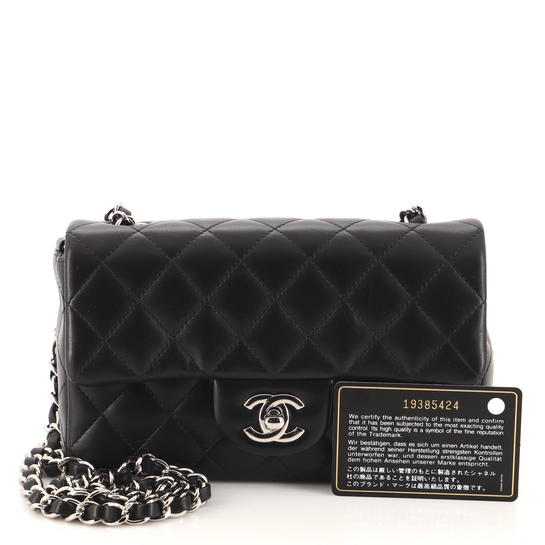 Classic Single Flap Bag Quilted Lambskin Mini
