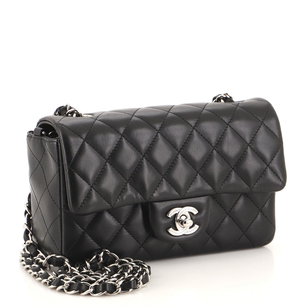 Classic Single Flap Bag Quilted Lambskin Mini