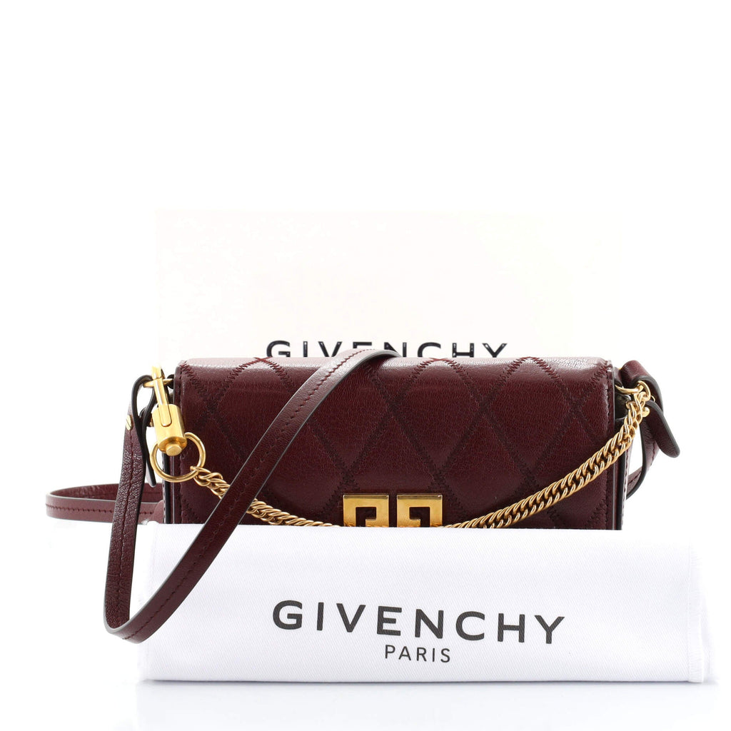 GV3 Convertible Shoulder Bag Quilted Leather Mini