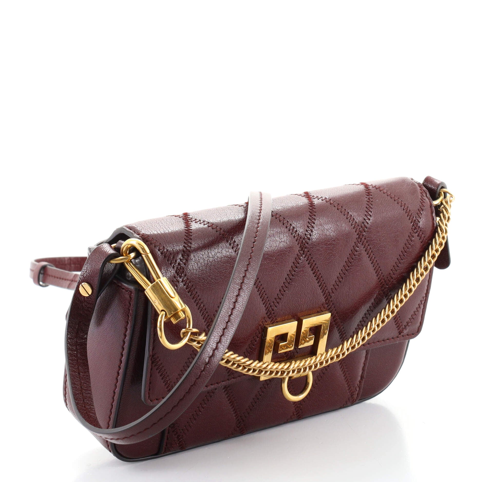 GV3 Convertible Shoulder Bag Quilted Leather Mini