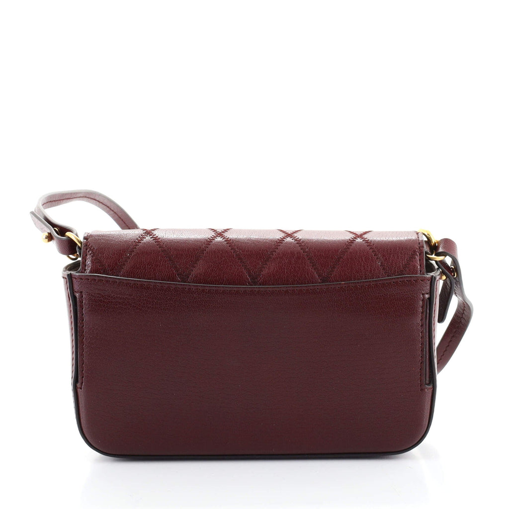 GV3 Convertible Shoulder Bag Quilted Leather Mini