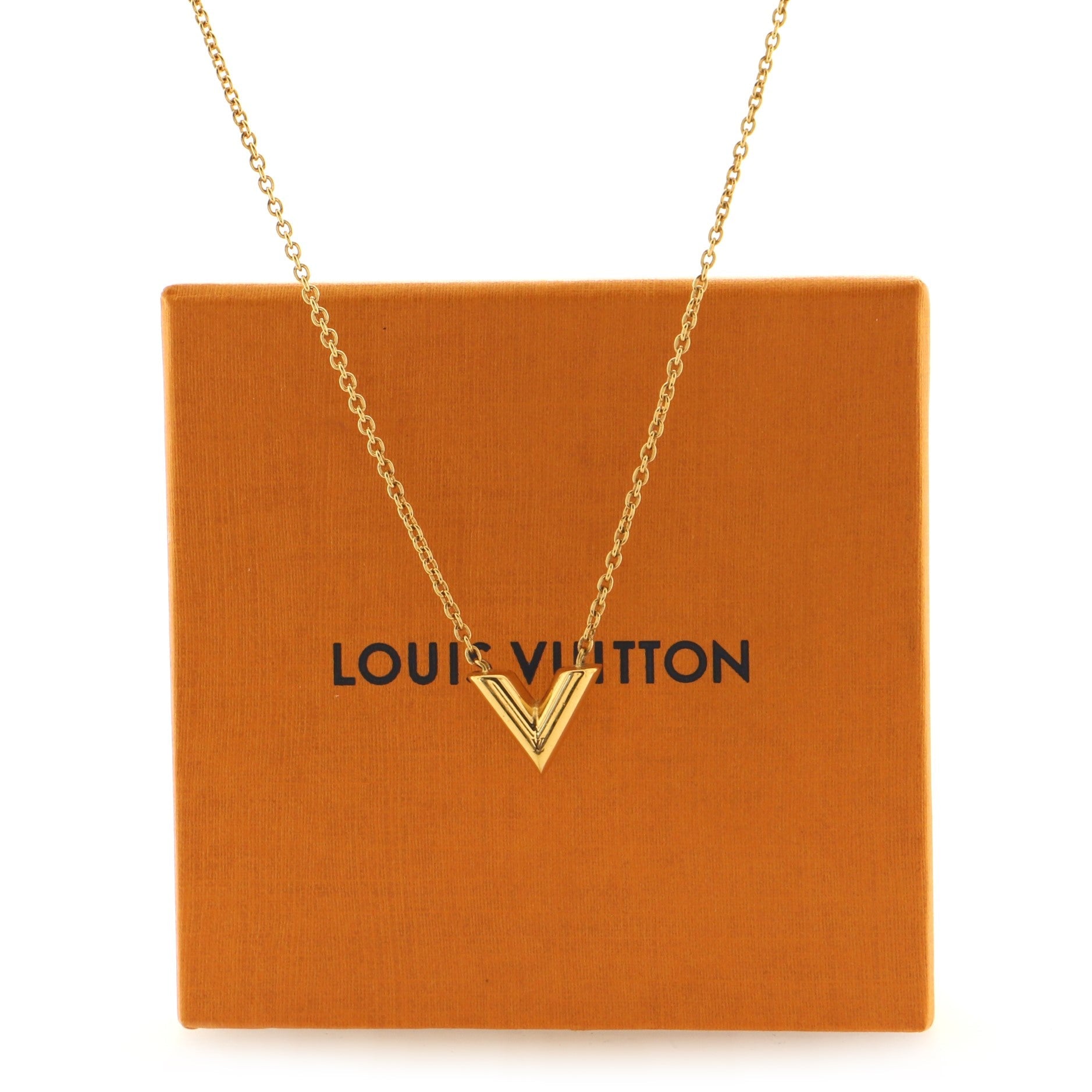 Essential V Necklace Metal