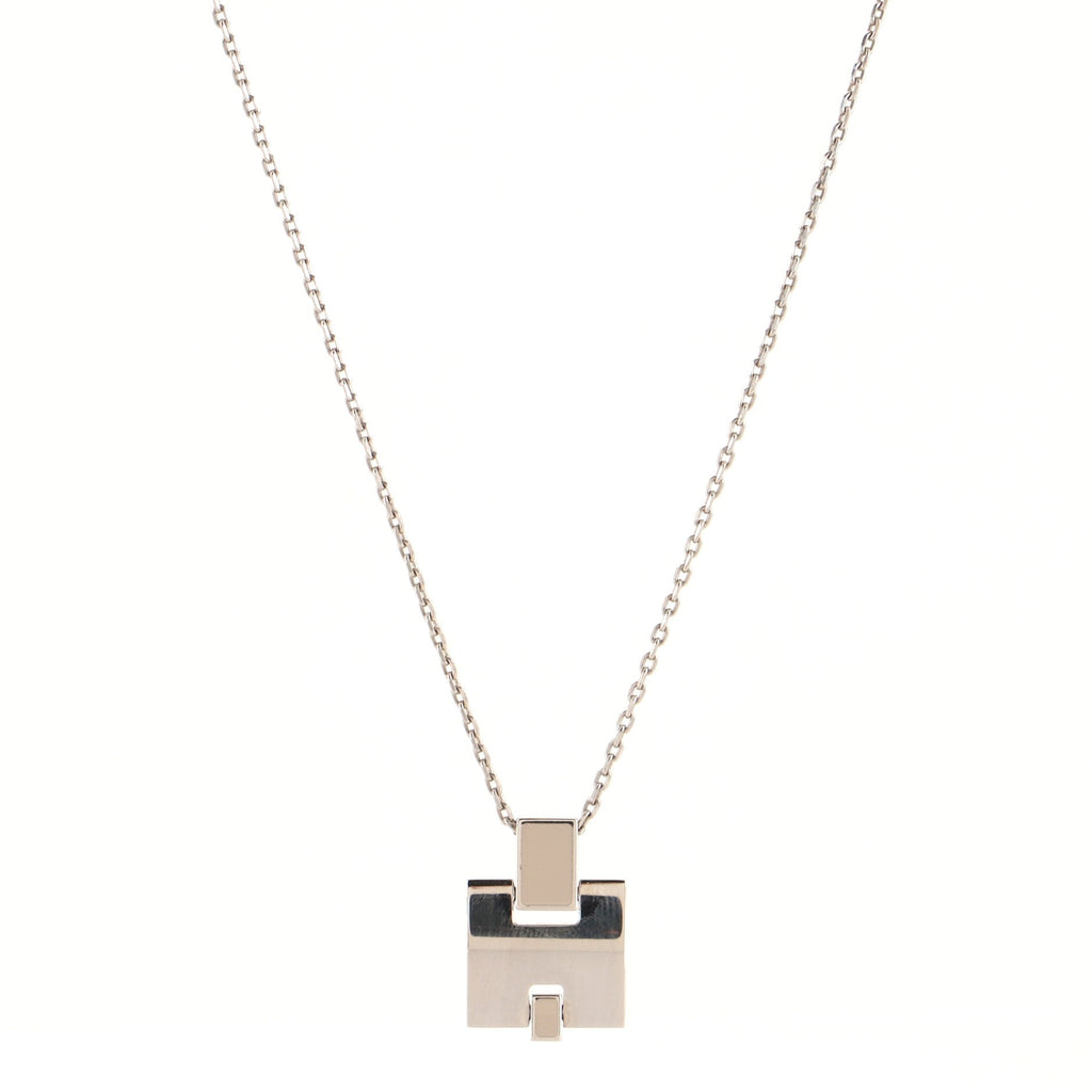 Eileen Pendant Necklace Metal and Enamel
