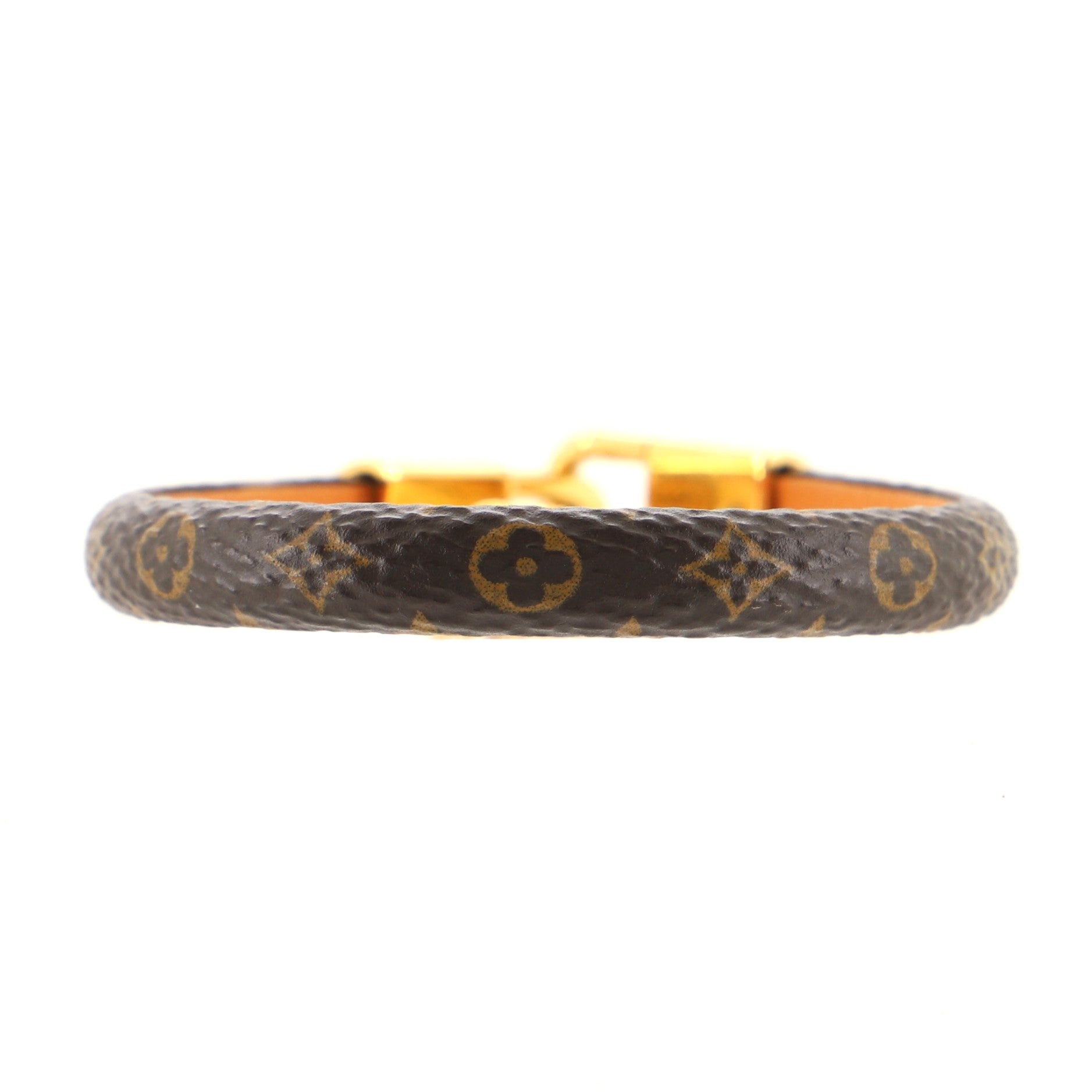 Twist Lock Bracelet Monogram Canvas and Metal
