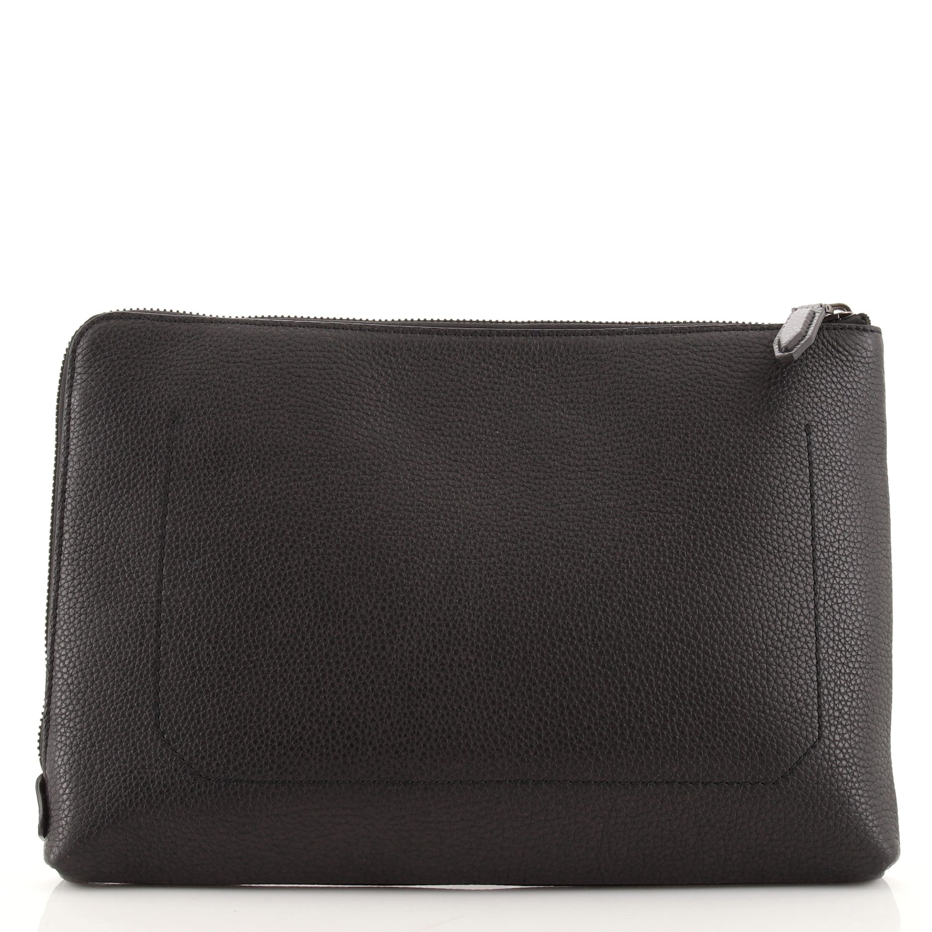 Hand Strap Clutch Leather Large