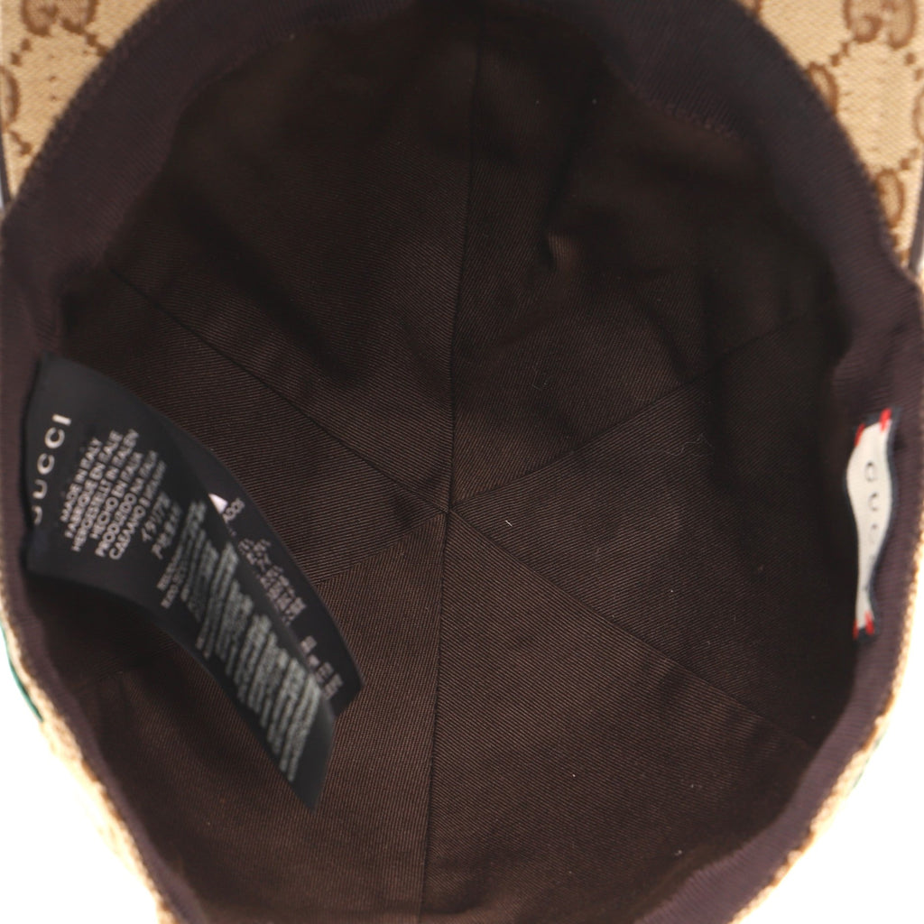 Web Baseball Cap GG Canvas Large