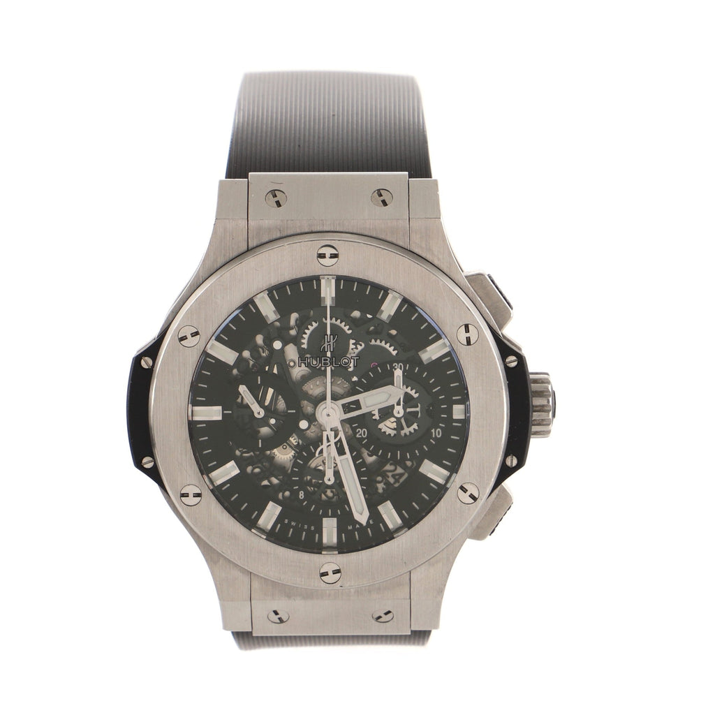 Big Bang Aero Bang Chronograph Automatic Watch Stainless Steel and Rubber 44