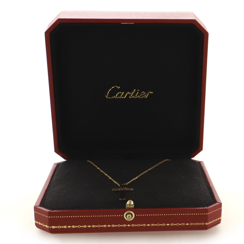 Cross Pendant Necklace 18K Yellow Gold
