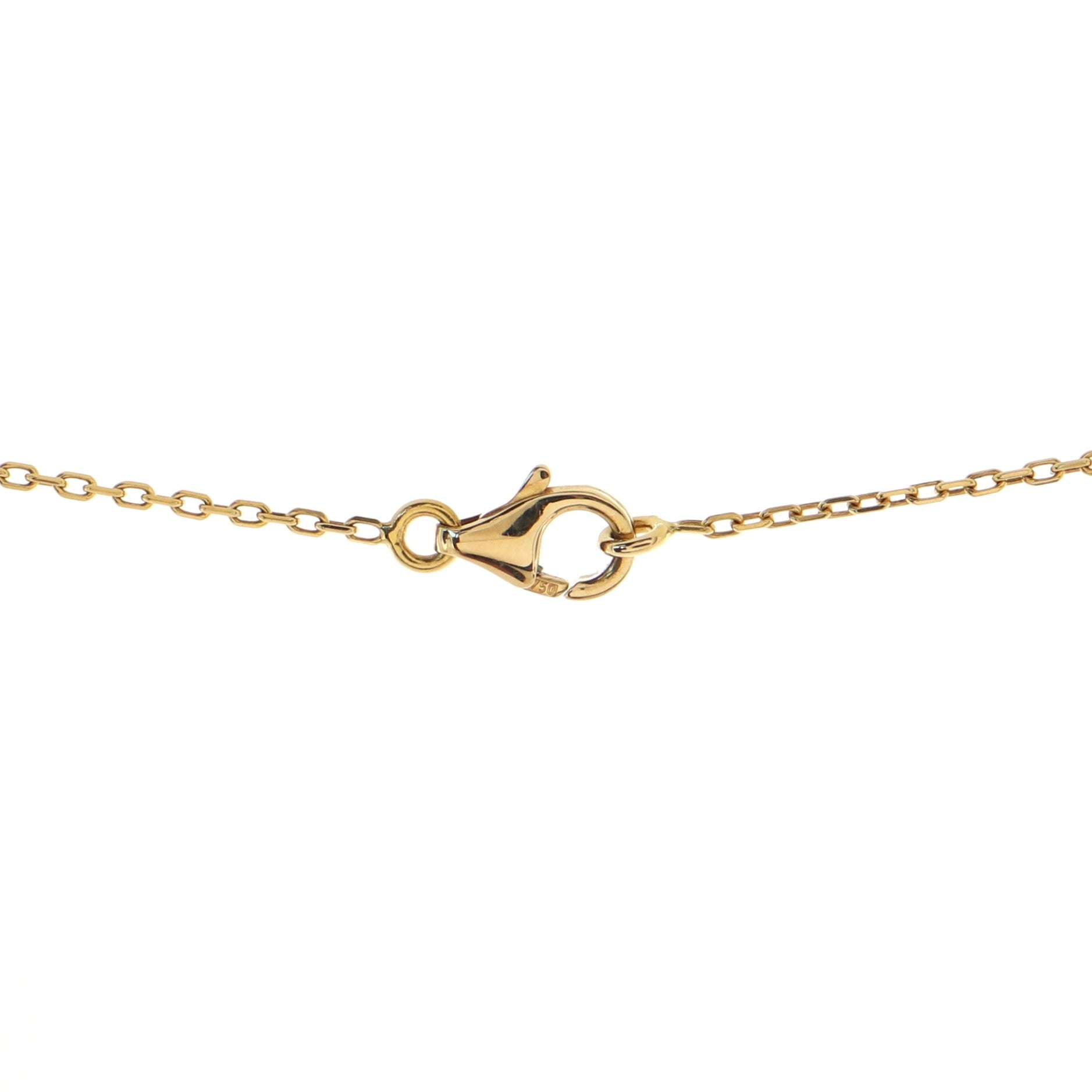 Cross Pendant Necklace 18K Yellow Gold