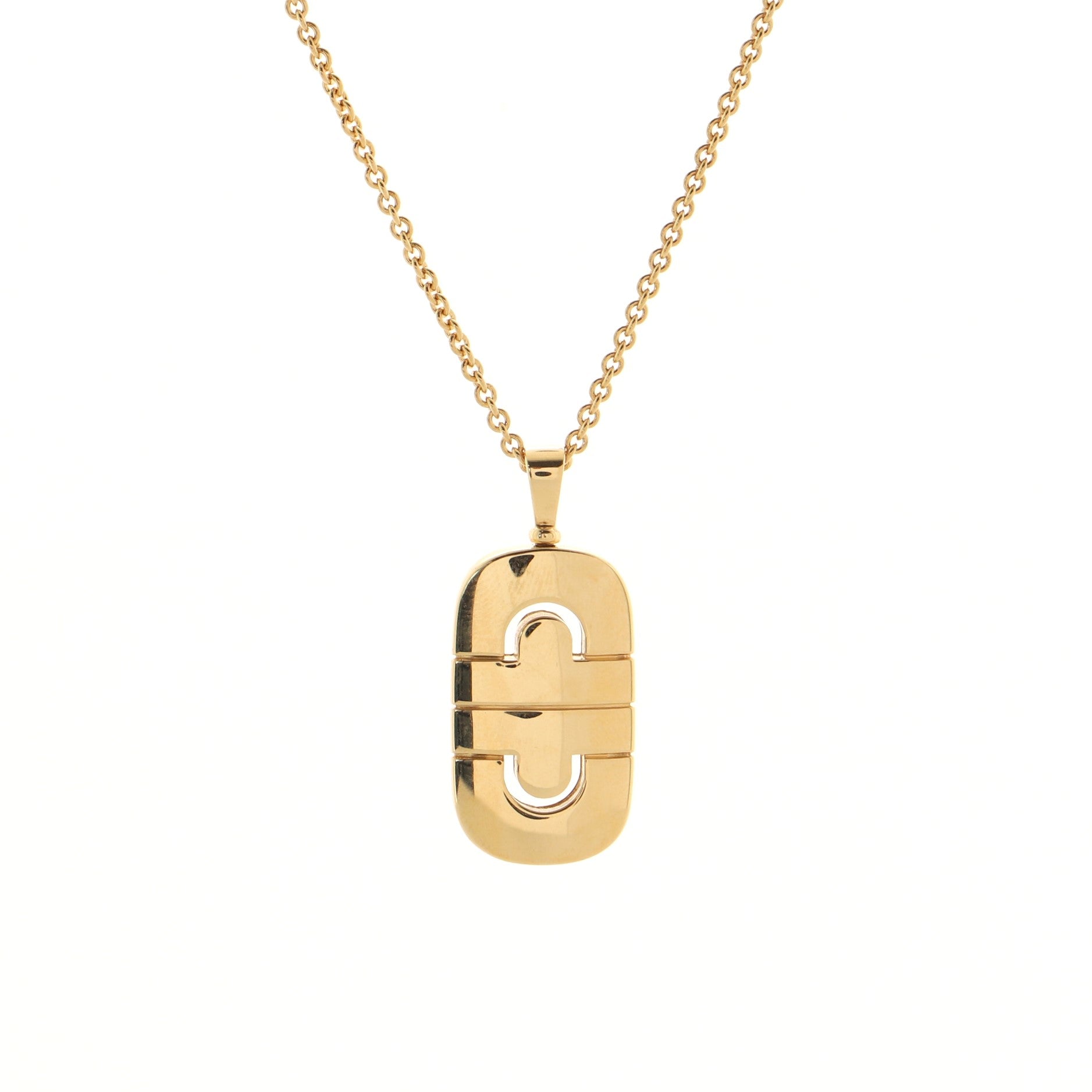Parentesi Pendant Necklace 18K Yellow Gold